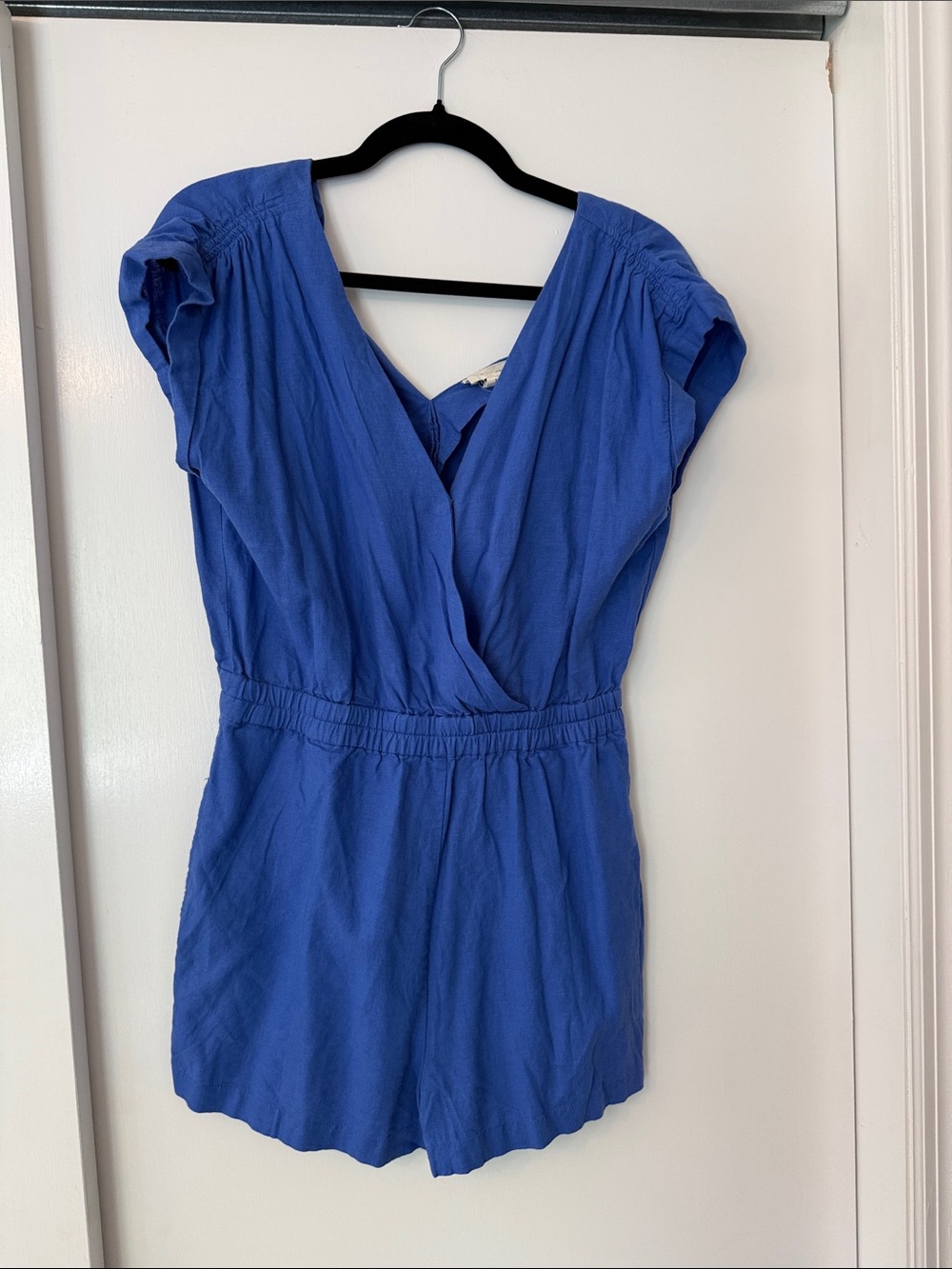 Blue Women's Swim Coverup Romper